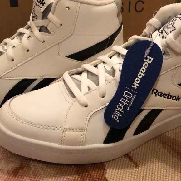 Reebok Shoes Reebok Classic White High Top Tennis Shoes Nib Poshmark